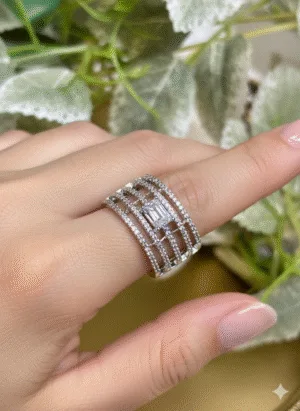 💎 Stylish American Diamond Ring