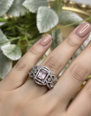 💎 Modern American Diamond Ring