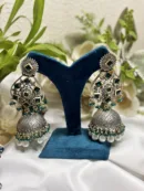 ✨ Oxidised German Silver Long Earrings ✨