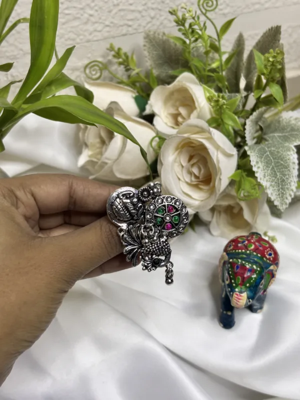 ⭐ Trendy Oxidized Statement Ring - Image 2