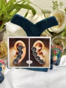 🌸 Floral Design Cuff Earrings