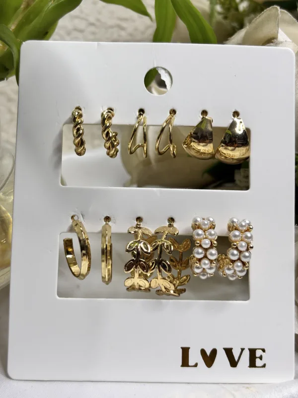 Trendy Duo Earrings 💎 - Image 2