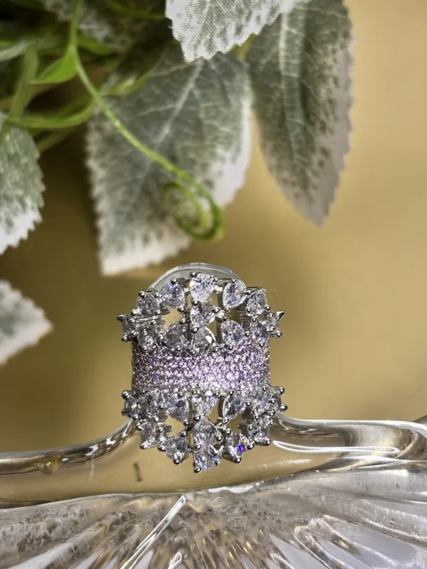 🌟 Trendy American Diamond Ring - Image 2