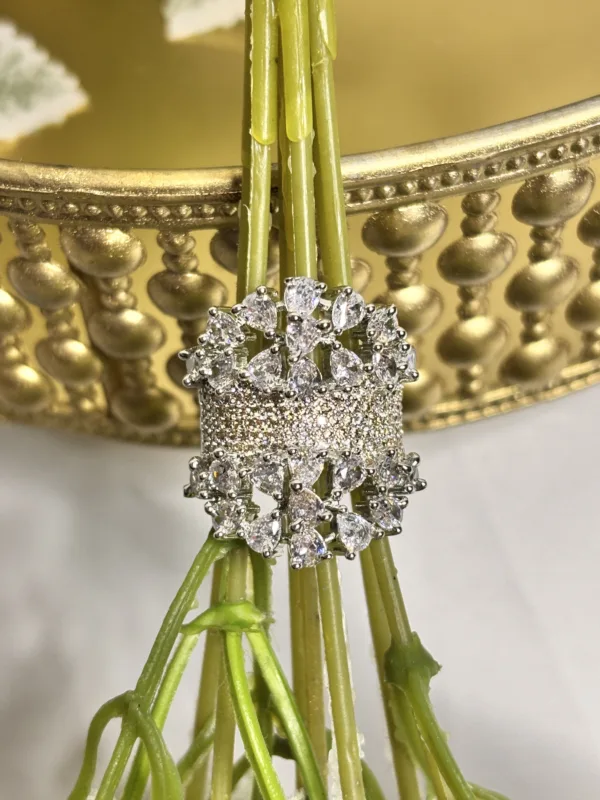 💍 Shining American Diamond Ring - Image 2