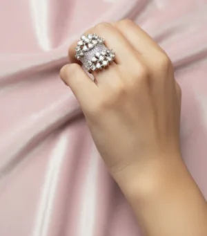 🌟 Trendy American Diamond Ring