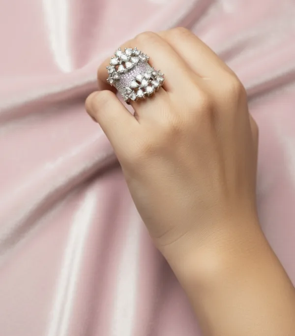 🌟 Trendy American Diamond Ring